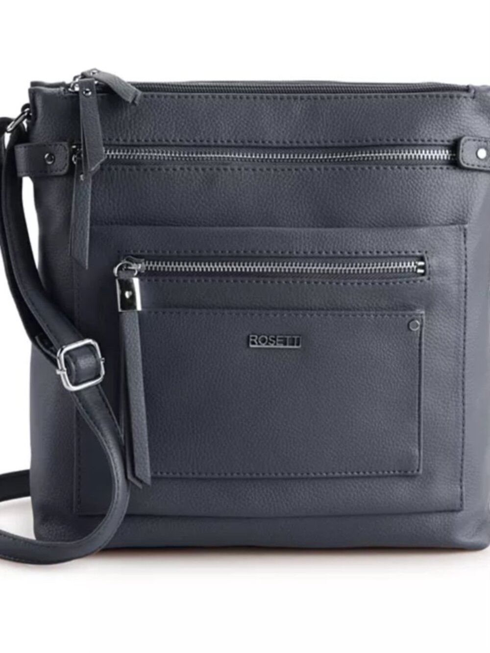 Navy Blue Rosetti Zoya Large Crossbody Bag with Multiple Pockets